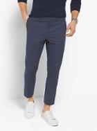Michael Kors Mens Slim-fit Dot-print Cotton Trousers