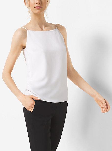 Michael Kors Collection Silk Marocain Camisole