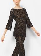 Michael Kors Collection Floral Lace Tunic