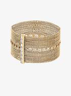 Michael Kors Gold-tone Multi-chain Baguette Bracelet
