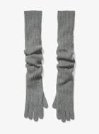 Michael Kors Collection Cashmere Ribbed Gloves