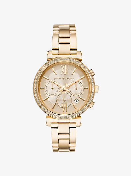 Michael Kors Sofie Pave Gold-tone Watch