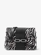 Michael Kors Collection Cate Medium Zebra Calf Hair Shoulder Bag
