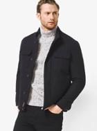 Michael Kors Mens Wool-melton Utility Jacket