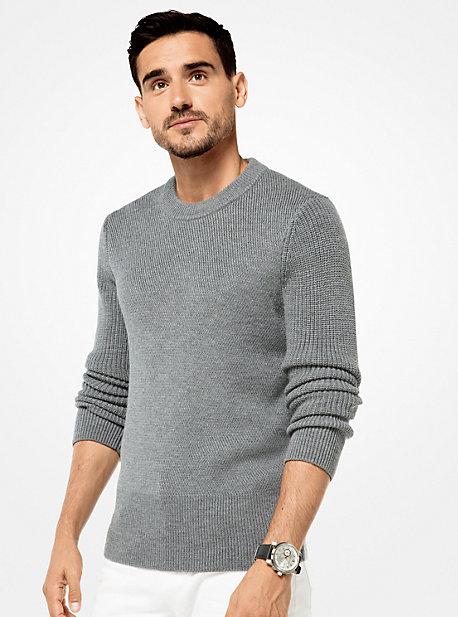 Michael Kors Mens Merino Knit Pullover