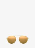 Michael Kors Lon Rounded Aviator Sunglasses