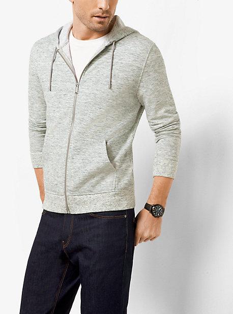 Michael Kors Mens Cotton-blend Zip-up Hoodie