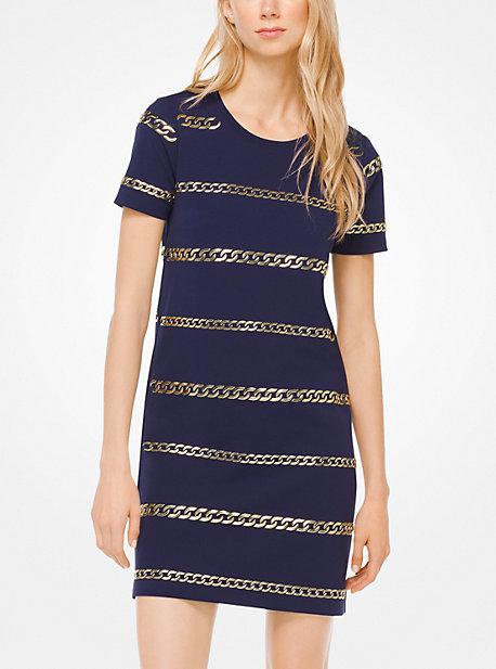 Michael Michael Kors Chain-link Scuba-crepe Dress