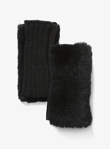 Michael Michael Kors Pg Rabbit Fngls Gloves