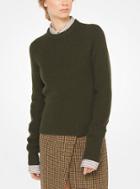 Michael Kors Collection Cashmere And Mohair Ribbed Pullover