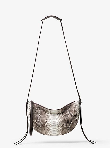 Michael Kors Collection Sedona Medium Python Shoulder Bag