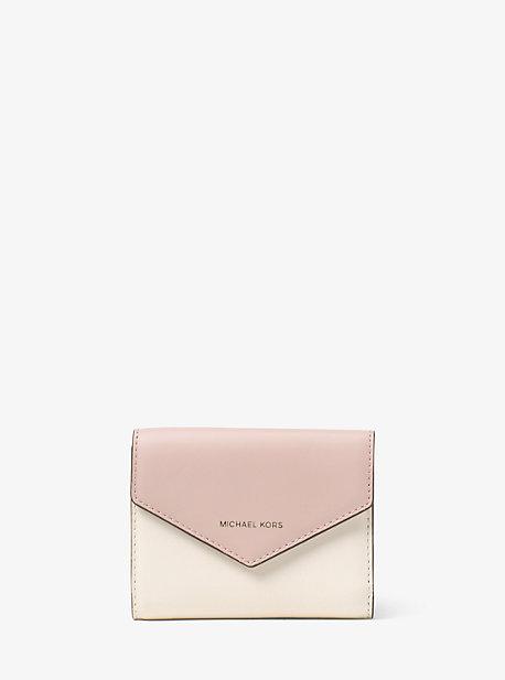 Michael Michael Kors Jet Set Small Color-block Leather Envelope Wallet