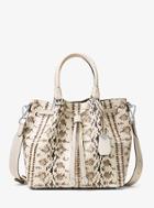 Michael Michael Kors Blakely Embossed Leather Bucket Bag