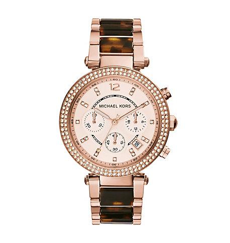 Michael Kors Watches: Parker Tortoise Acetate Watch