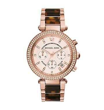 Michael Kors Watches: Parker Tortoise Acetate Watch