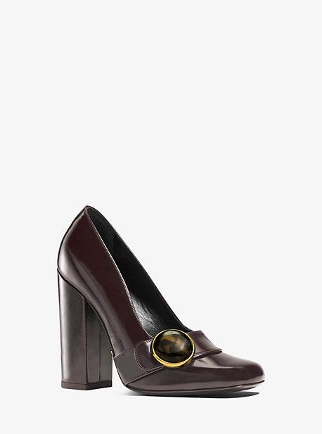 Michael Kors Collection Laine Leather Pump