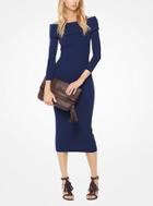 Michael Kors Collection Stretch-viscose Off-the-shoulder Dress