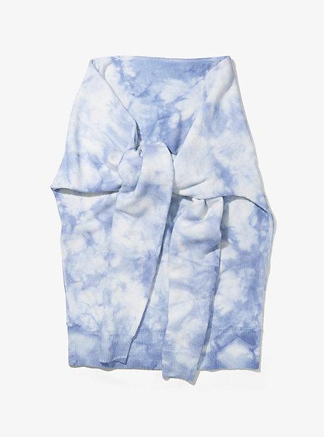 Michael Kors Collection Tie-dye Cashmere Sweater Muffler