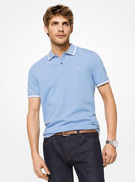 Michael Kors Mens Greenwich Stretch-cotton Polo Shirt