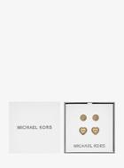 Michael Kors Gold-tone Stud Earrings Set