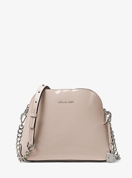 Michael Kors Studio Mercer Patent Leather Dome Crossbody