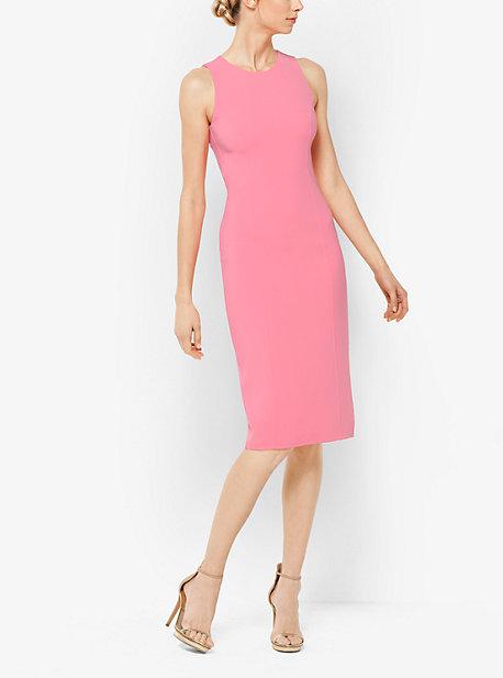 Michael Kors Collection Stretch Wool-crepe Sheath Dress