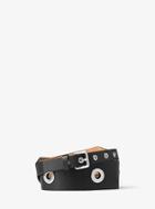 Michael Michael Kors Grommeted Leather Belt