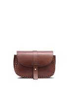 Michael Kors Collection Claire Medium Whipstitch Leather Clutch