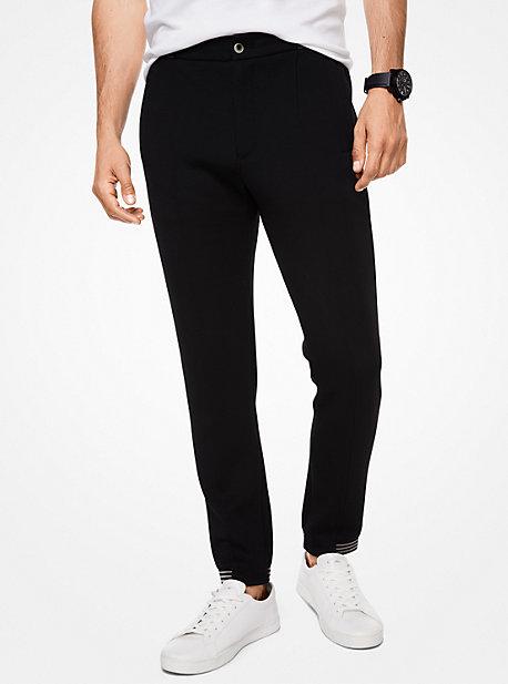 Michael Kors Mens Slim-fit Neoprene Pants