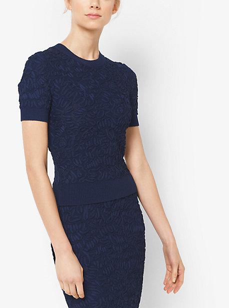 Michael Kors Collection Soutache-embroidered Stretch-viscose Pullover