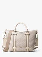 Michael Michael Kors Griffin Large Logo Jacquard Satchel