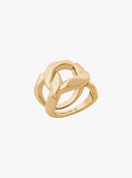 Michael Kors Gold-tone Chain-link Ring