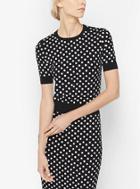 Michael Kors Collection Sequined Polka Dot Top