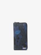 Michael Kors Mens Jet Set Painterly Camo Large Zip-around Wallet