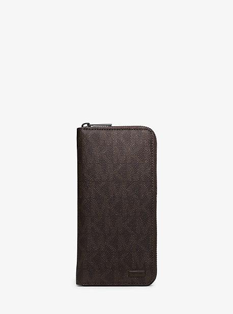 Michael Kors Mens Jet Set Logo Zip-around Wallet