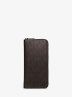 Michael Kors Mens Jet Set Logo Zip-around Wallet