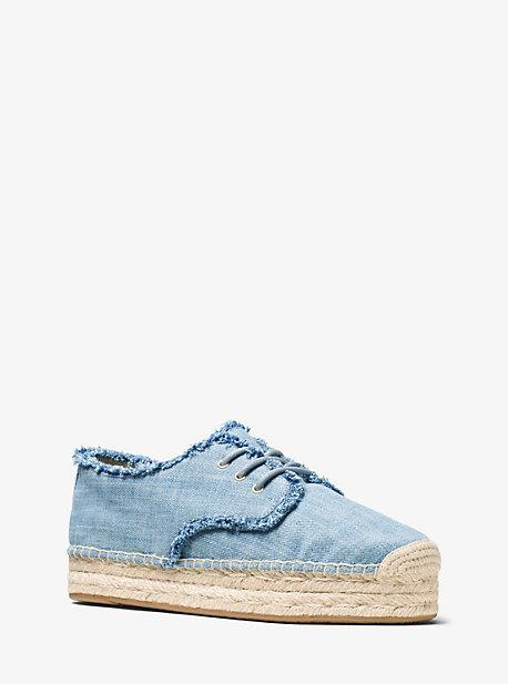Michael Michael Kors Tibby Lace-up Denim Espadrille