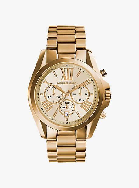 Michael Kors Bradshaw Gold-tone Stainless Steel Watch