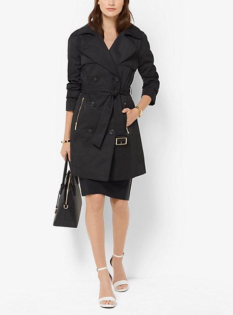 Michael Michael Kors Weather-resistant Techno Trench Coat