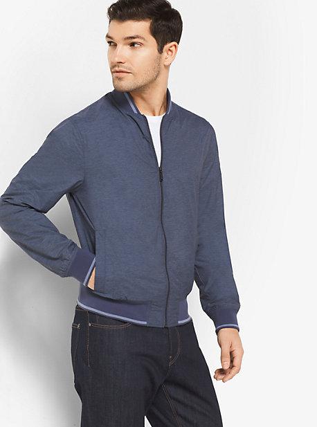 Michael Kors Mens Tech Bomber Jacket