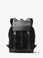 Michael Kors Mens Kirk Alpine Shearling And Leather Backpack