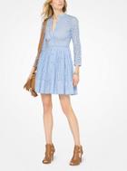 Michael Michael Kors Eyelet Cotton Shirtdress