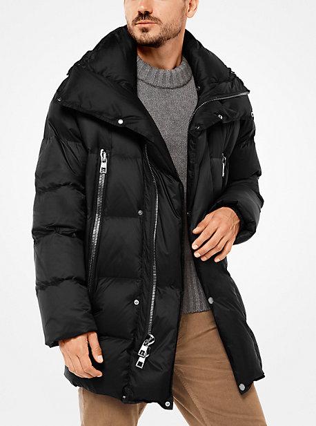 Michael Kors Mens Quilted-nylon Down Puffer Coat