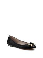 Michael Kors Collection Pearl Calf Leather Ballet Flat