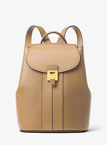 Michael Kors Collection Bancroft Pebbled Calf Leather Backpack