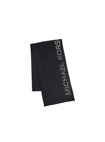 Michael Michael Kors Heat Seal Studded Logo Scarf