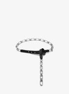 Michael Kors Collection Chain-link Leather Belt