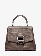 Michael Kors Collection Julie Crocodile Satchel
