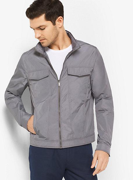 Michael Kors Mens Nylon Trucker Jacket