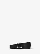 Michael Kors Mens Leather Double-ring Belt
